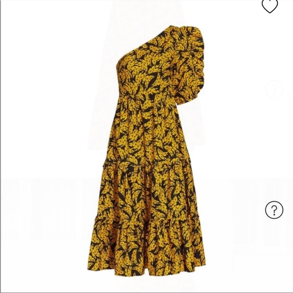 FARM RIO Black Spotted Banana Midi Dress - Picture 4 of 5